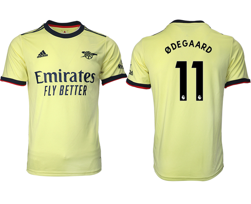 Men 2021-2022 Club Arsenal away aaa version green #11 Soccer Jersey->arsenal jersey->Soccer Club Jersey